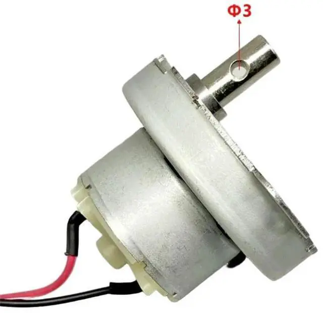 Main image of JS50 Gear Moor DC 3-6V 6-12RPM Low Speed Large Reduction Ratio Gear Motor Reduction Ratio 1:482 1PCS