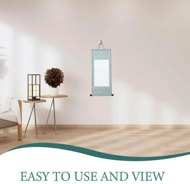 Alt view image 3 of 3 - Chinese Calligraphy Blank Scroll Semiraw Xuan Paper Durable Resistant Deformation Hanging Display Lightweight Craftsmanship