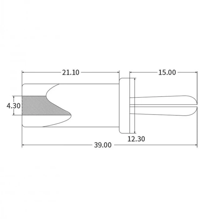 Main image of 5PCS 4mm Cross-slotted Banana Plug Nickel-plated Copper Welded Solid 32A 3000V Banana Plug Connection Terminal Post