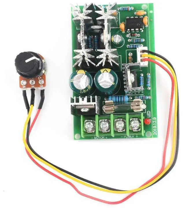 Main image of 12V 24V 36V 48V PWM Motor Speed Controller Switch DC10-60V Motor Speed Controller 20A Current Voltage Regulator Drive Module