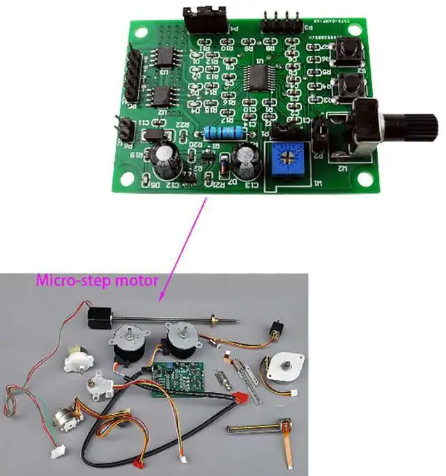 Main image of DC 5V-12V 2-phase 4-wire Micro Stepper Motor Driver Mini 4-phase 5-wire Stepping Motor Speed Controller Module Board