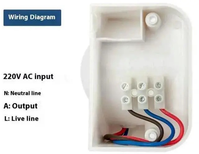 Alt view image 2 of 3 - AC 100V - 240V 180 Degree Automatic IP44 PIR Infrared Motion Sensor Induction SRound Mini Delay Light Switch