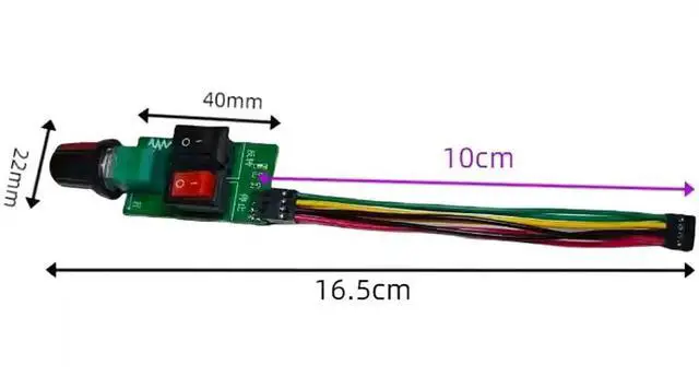Main image of 5v 10k BLDC Brushless Motor Speed Driver Board Regulator Knob Potentiometer Speed Regulation Forward Revese Controller Module