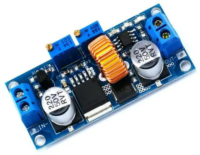 Alt view image 3 of 3 - CC/CV 5A Lithium Charger Board Adjustable 4-38V to 1.25-36V DC Step Down Power Supply Module 75W Constant Current Buck Module
