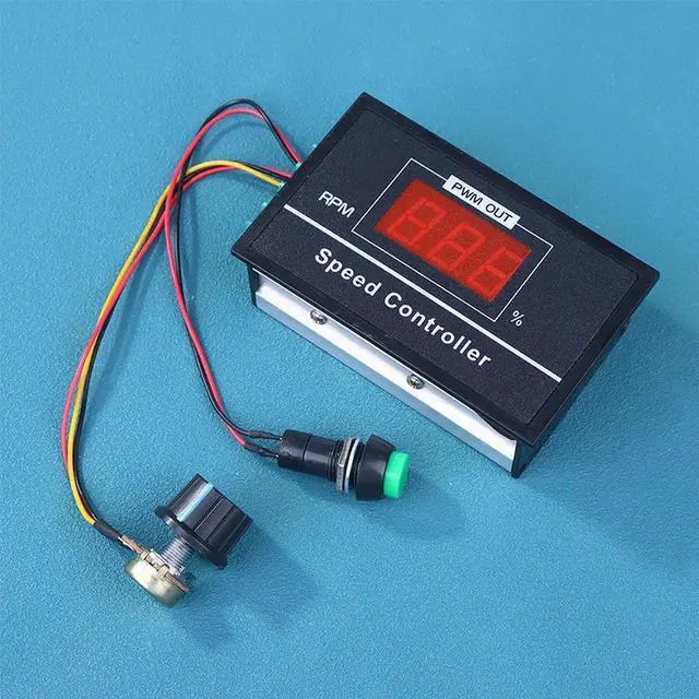 Main image of DC 6-60V 6V 12V 24V 48V 30A Digital Display PWM DC Motor Speed Controller Regulator Motor Speed Controller W/ Start Stop Switch