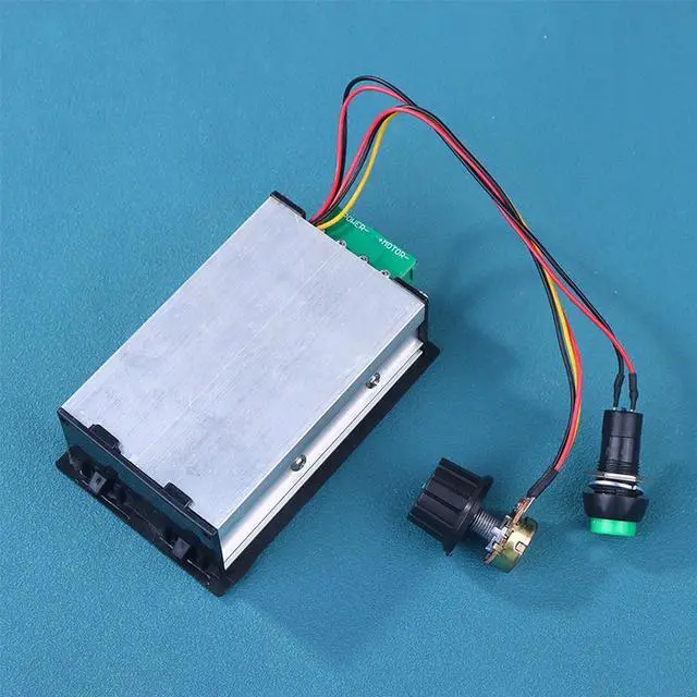 Alt view image 2 of 3 - DC 6-60V 6V 12V 24V 48V 30A Digital Display PWM DC Motor Speed Controller Regulator Motor Speed Controller W/ Start Stop Switch