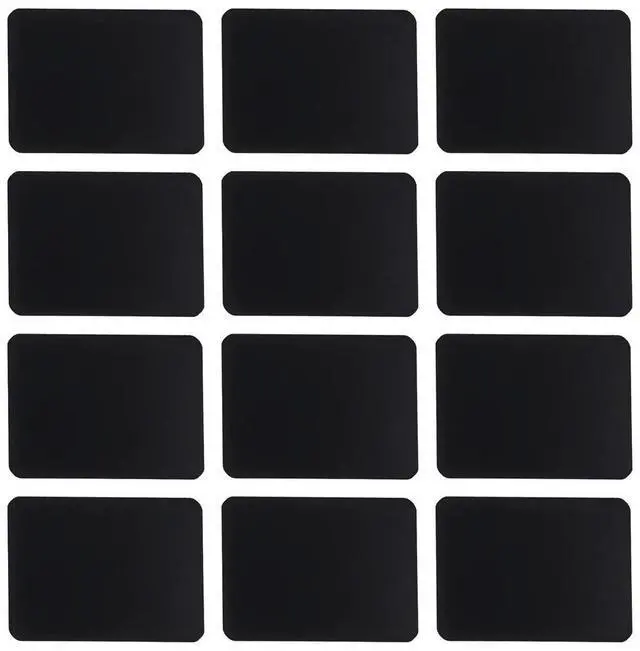 Main image of 12pcs Removable PVC Bin Tags Pantry Organization els Grip Holders el Clip With Erasable l Texture Clip Price Tag