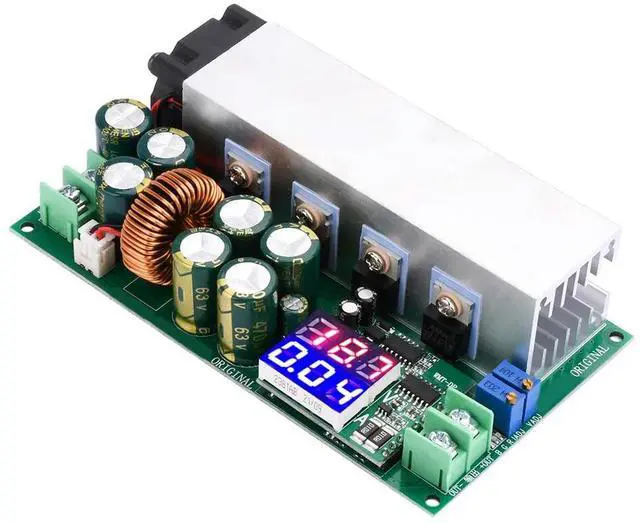 Main image of DC-DC High Power 600W Adjustable Step-down Power Supply Module With Fan 12V-80V To 2.5V-50V Buck Converter 25A Constant Current