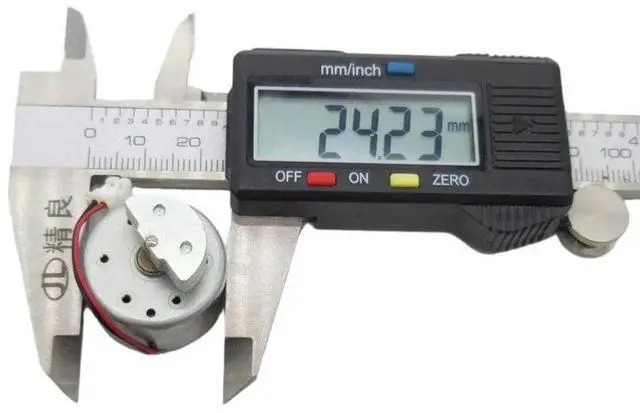 Main image of RRF300 DC Vibration Motor DC1.5-6V 24x12.2mm 2mm Shaft 5mm Length 4200RPM DC Motor for Toys Small Appliances