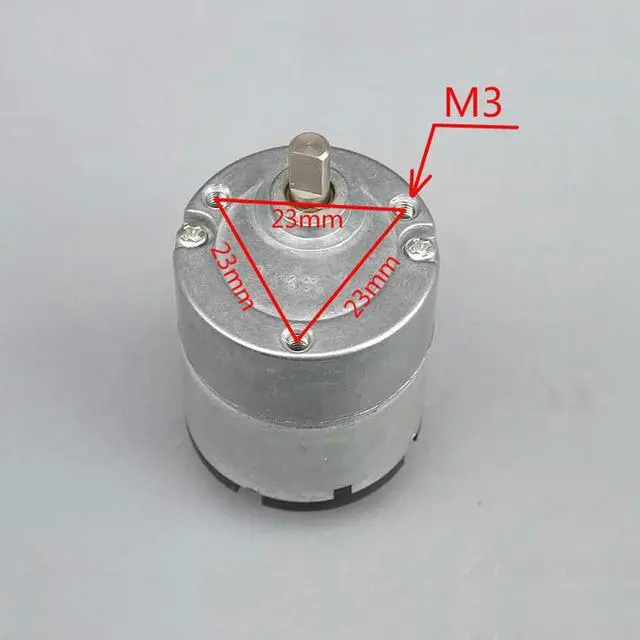 Main image of 33GB-520 170-350 RPM Carbon Brush Motor DC6-12V Reducer Motor Gear Box l Gear Forward and Reverse DC Gear Motor