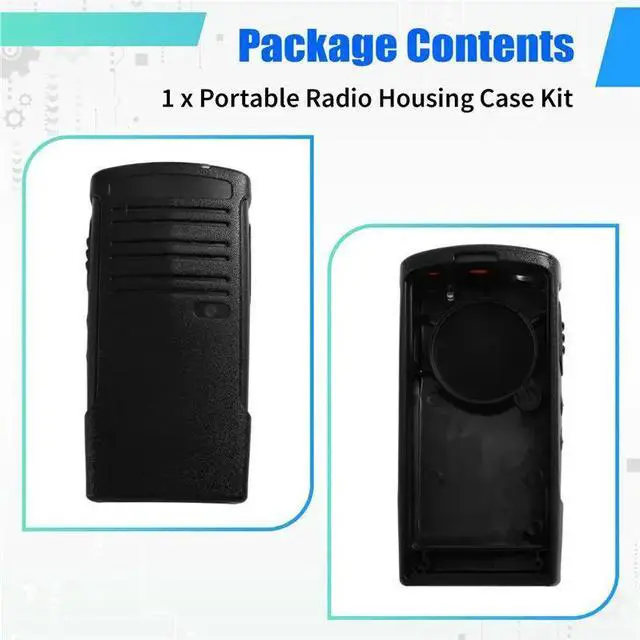 Alt view image 2 of 6 - Replacement Accessories For CP110 EP150 XTNI A10- VHF Radio Housing Case Kit With Knob Antenna Cover