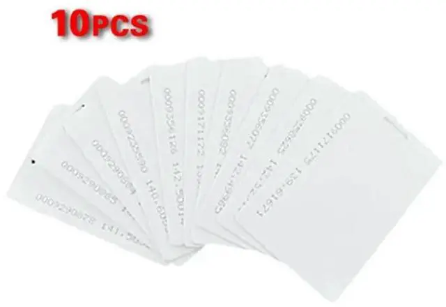 Alt view image 2 of 6 - 80 Pcs White 125Khz 0.8Mm RFID Access Proximity Card