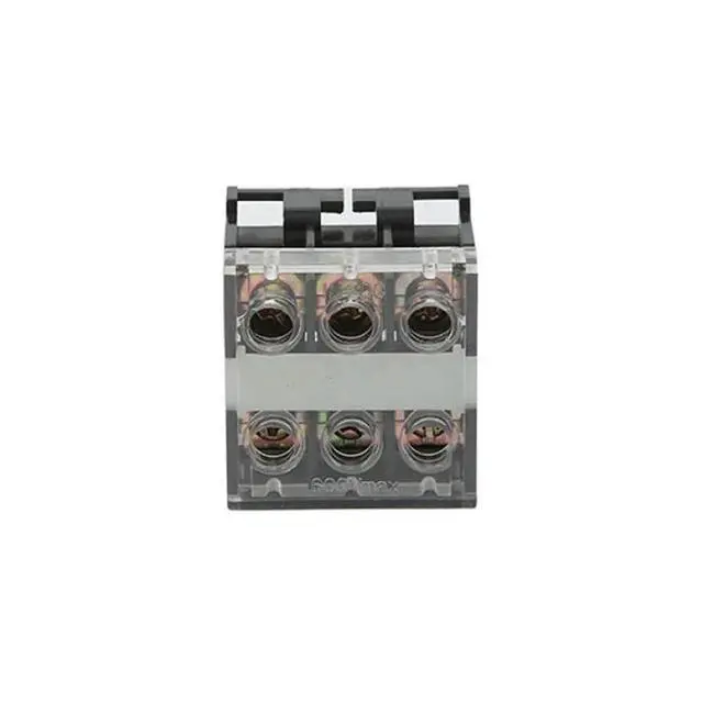 Alt view image 2 of 6 - Terminal Block 5PCS IN20BK Rail-mounted 600V Copper Terminal Block Wire Connector