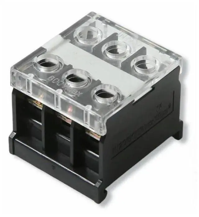 Main image of Terminal Block 5PCS IN20BK Rail-mounted 600V Copper Terminal Block Wire Connector
