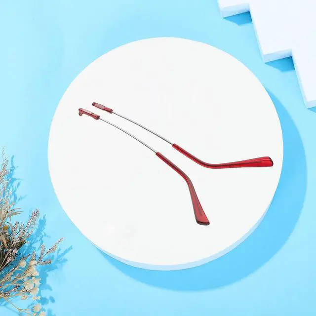 Alt view image 3 of 6 - 1Pair l Eyeglasses Temple Replacement Lightweight Comfortable Wear Resistant Collision Proof Easy Install