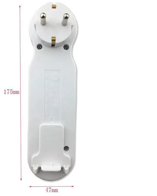 Alt view image 2 of 3 - EU Conversion Socket Plug with Switch AC 110~250V 16A European Type Conversion Plug 1 to 3 Way EU Standard Power Adapter Socket