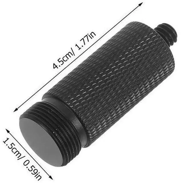 Alt view image 3 of 6 - 2Pcs Microphone Threaded Adapter Aluminum Male Screw Converter Mic Stand Shock Mount Tripod Accessory Mic Stand Screw Adapter