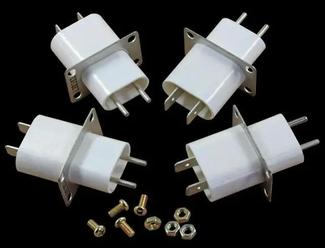 Main image of Magnetron Socket Pin Microwave Oven Filament Socket Electronic Magnetron Pin has Penetrating Capacitor 10PCS