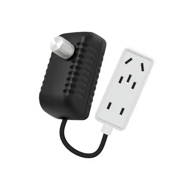 Alt view image 3 of 3 - AC220-250V to AC0~220V 3A Fan Speed Controller , 680W Stepless Speed Governor Regulato ,7 Hole Socket for Fan Incandescent Lamp