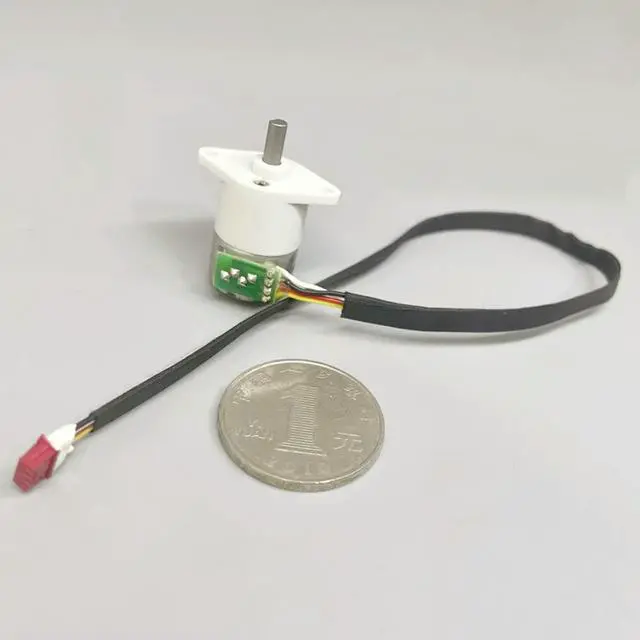 Alt view image 3 of 3 - Two Phases Four Wire GPM15 Stepping Gear Motor ligent Robot/Miniature Gimbal 15BY Micro Precision Stepper Motor