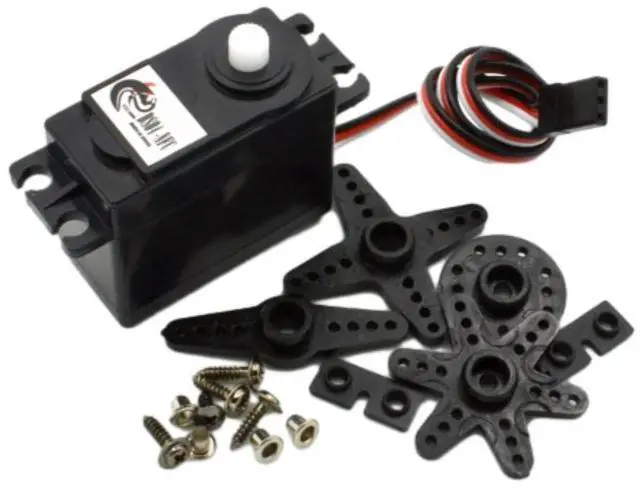 Alt view image 2 of 3 - DS04-NFC Servo Motor 360-degree Continuous Rotation Servos DC Gear Motor Car Robot Torsion 5.5kg/cm DC 4.8V-6V Servo Motor