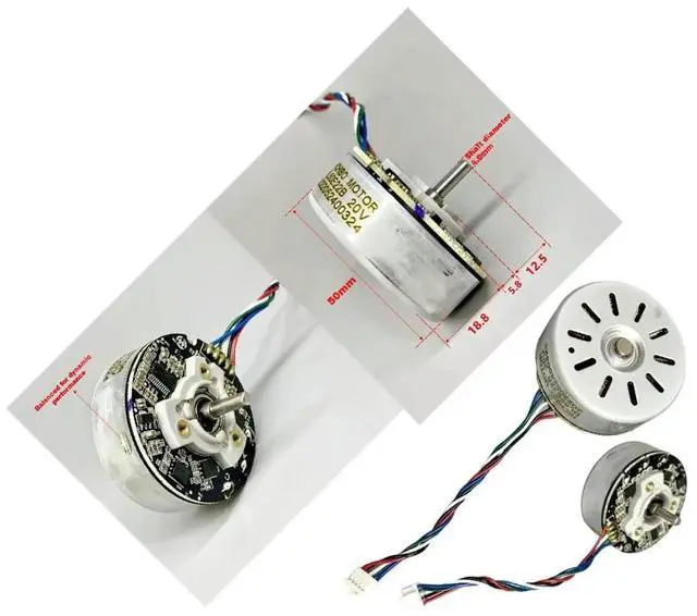 Main image of BL50E22B 4038RP External Rotor Brushless Motor DC12-20V Speed Regulation Forward Reverse Rotation Brushless Motor with 9cm Cable