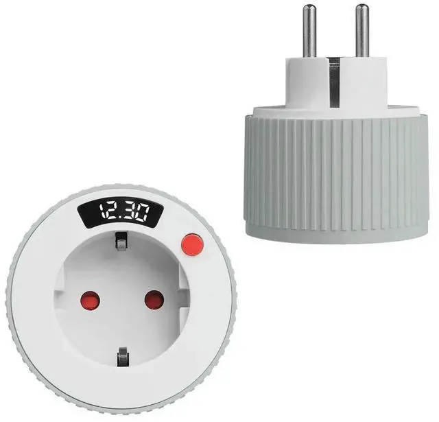 Main image of Rotary Timer Socket 24 Hour European Standard Rotary Time Adjustment 3680W High Power Fireproof and Overload Resistant Socket
