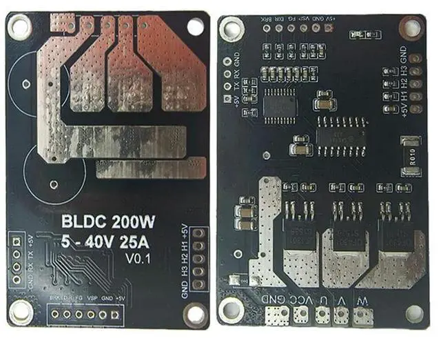 Main image of PWM 3 Phase Motor Drive Module BLDC 200W 5-40V 25A DC Brushless Motor Forward and Reverse Controller with Hall