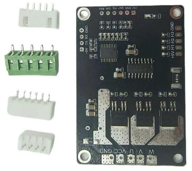 Alt view image 2 of 6 - PWM 3 Phase Motor Drive Module BLDC 200W 5-40V 25A DC Brushless Motor Forward and Reverse Controller with Hall