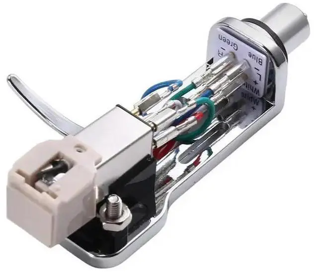 Alt view image 6 of 6 - AT3600L Magnetic Cartridge Stylus+Headshell Mount LP Vinyl Record Player Needle For Turntable Phonograph Platenspeler