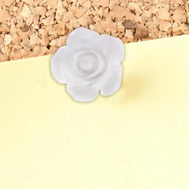 Alt view image 3 of 4 - 30Pcs Flower Shape Push Pins Colorful Delicate Thumbtacks Multi-Function Small Thumb Tacks Map Accessories Daily Use