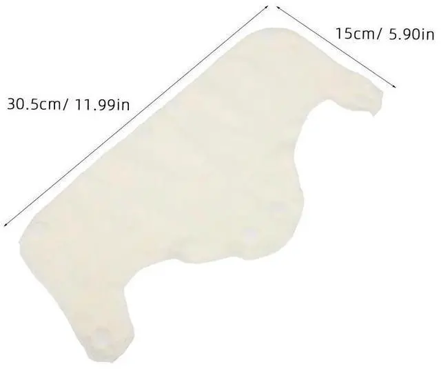 Alt view image 2 of 3 - 2Pcs Safety Sweatband Liner Soft Absorbent Washable Hard Hat Sweat Absorbing Pad Forehead Cooling Replacement Work