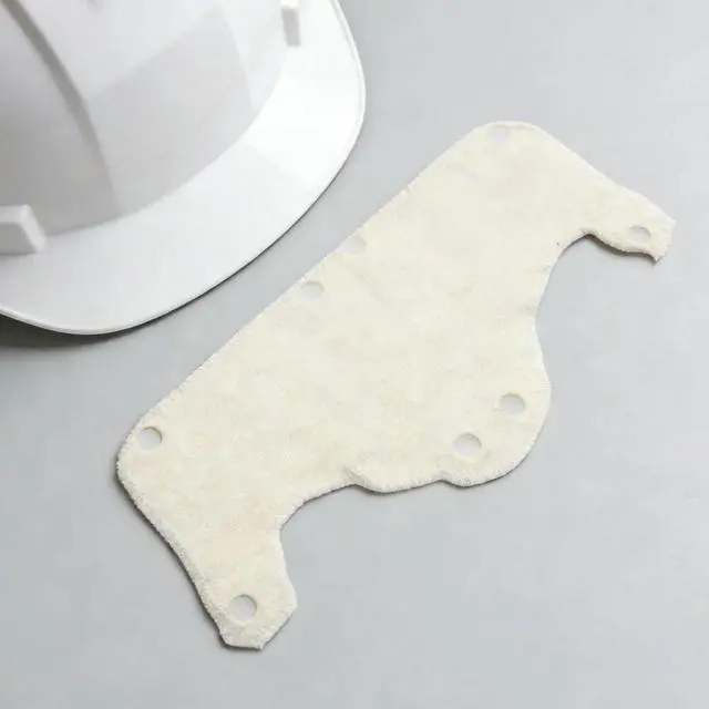Alt view image 3 of 3 - 2Pcs Safety Sweatband Liner Soft Absorbent Washable Hard Hat Sweat Absorbing Pad Forehead Cooling Replacement Work