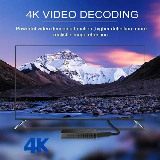 Alt view image 5 of 6 - TV Stick TV Box Android10 ATV H313 Dual 2.4G/5G Support 4K Video Mini TV Box Player 2G+8G