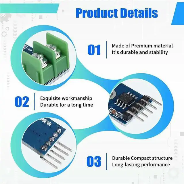 Alt view image 6 of 6 - 5PCS MAX6675 K Type Thermocouple Temperature Sensor Module For Raspberry Pi
