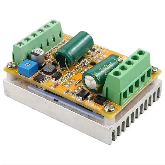 Alt view image 4 of 6 - BLDC Three-Phase DC Brushless Motor Controller 300W DC6.5V-50V PWM Signal Input No Hall Motor Drive Control Module