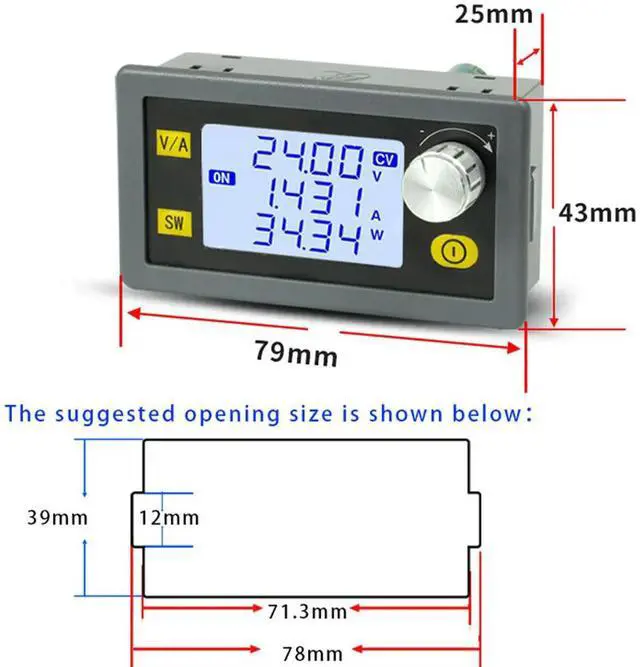 Main image of SK35H Adjustable Regulated Power Supply Module CNC DC-DC Buck Boost Converter CC CV 0.6-30V 4A 35W Constant Voltage and Current