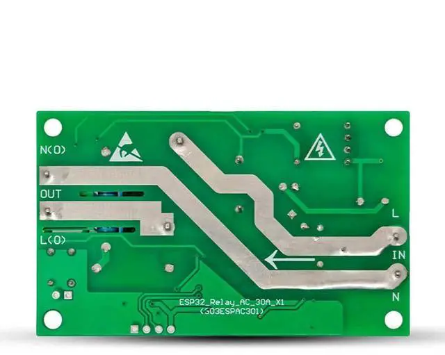 Main image of ESP32 Bluetooth-compatible Relay Module Single Channel AC220V Power Supply Board 30A Support UART Burning Development