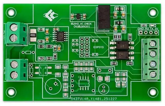 Alt view image 2 of 3 - AC Voltage Current Power Energy Statistics Module UART TTL 85-265V 100mA-16A 5V Isolated Power Supply 4800bps Serial Port Output