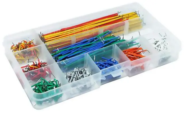 Alt view image 3 of 3 - 560PCS Jumper Kits 14 Lengths Breadboard Lines Circuit Board Jumpers U Shape Cable Wire Kit For PCB Bread Board