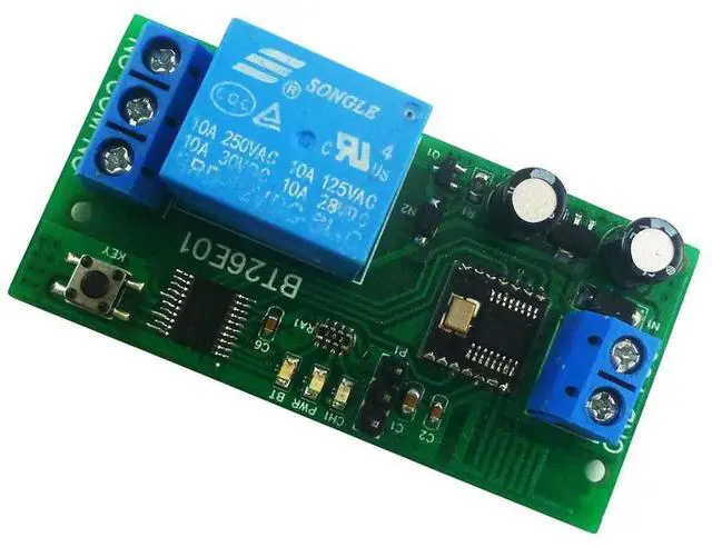 Alt view image 3 of 3 - DC 12V 30A BLE 5.2 Bluetooth Relay Multifunction Motor Forward Reverse Controller with Limit Driver Module for Garage Door