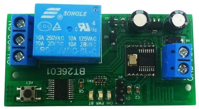 Alt view image 2 of 3 - DC 12V 30A BLE 5.2 Bluetooth Relay Multifunction Motor Forward Reverse Controller with Limit Driver Module for Garage Door