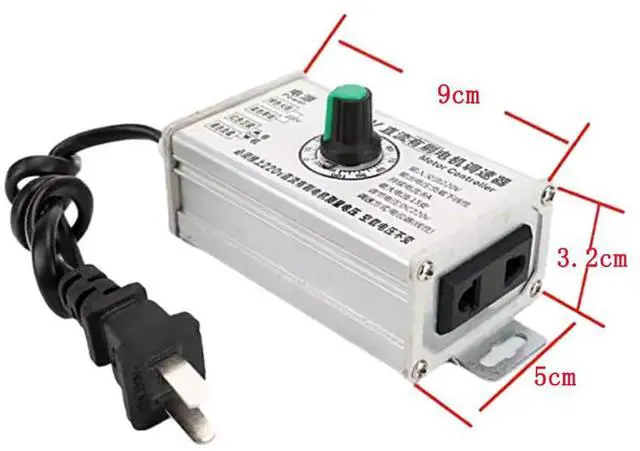 Alt view image 2 of 3 - 220V DC Brush Motor Governor Input AC220V Output DC10-220V Adjustable Motor Speed Regulator 4000W High Power Speed Controller