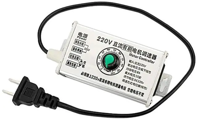 Main image of 220V DC Brush Motor Governor Input AC220V Output DC10-220V Adjustable Motor Speed Regulator 4000W High Power Speed Controller