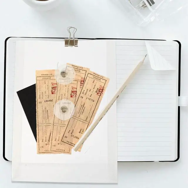 Main image of 10Pcs Mini File Folders High-Density PP Document Bags Neat Voucher Card Coupon Organizer Stationery Pouches