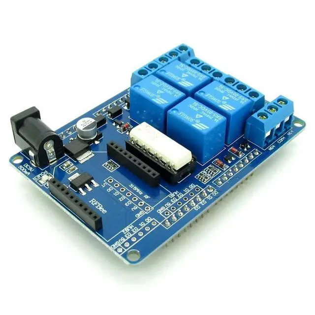 Alt view image 2 of 3 - 4 Way 5V Relay Expansion Board Relay Shield V1.3 for Support Xbee/Bluetooth Bee/Programming Module