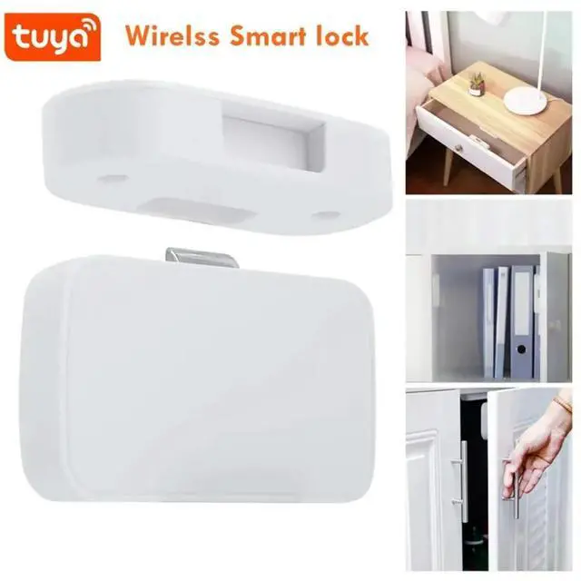 Alt view image 3 of 3 - Tuya Drawer Lock Bluetooth-compatible Home Security-Protection Keyless Un-blanking Cabinet Privacy Lock Switch