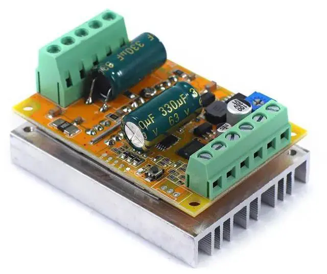 Alt view image 3 of 3 - BLDC 3 Phase DC Brushless Motor Controller 6.5-50V 380W 16A PWM Motor Speed Controller Driver Board without Hall Sensor