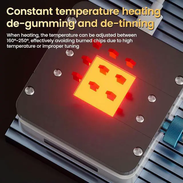 Alt view image 3 of 3 - Digital Preheating Rework Station PCB SMD Welding Heating Plate Glue Removal Platform Constant Temperature Soldering Station