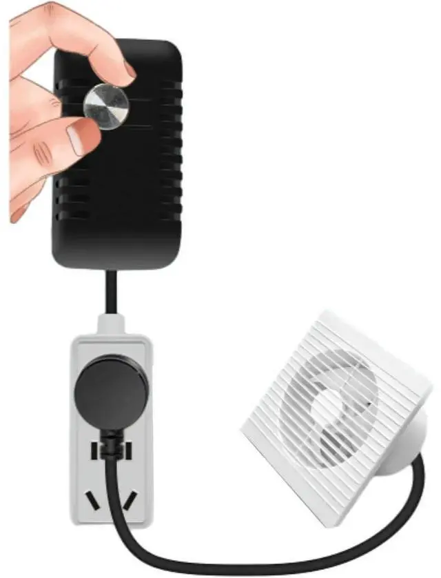 Main image of 680W Fan Speed Regulator AC220-250V Fan Speed Controller 3A Stepless Speed Governor with 7 Hole Socket for Fan Incandescent Lamp